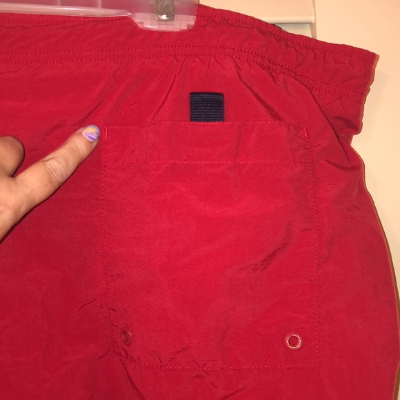 Mens XXL Red Nautica Swim trunks - Picture 4 of 10